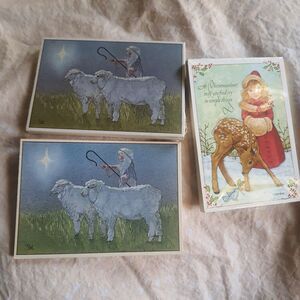 Vintage Lot Of 62 Christmas Postcards Holiday Shepard Boy Little Dears Made USA